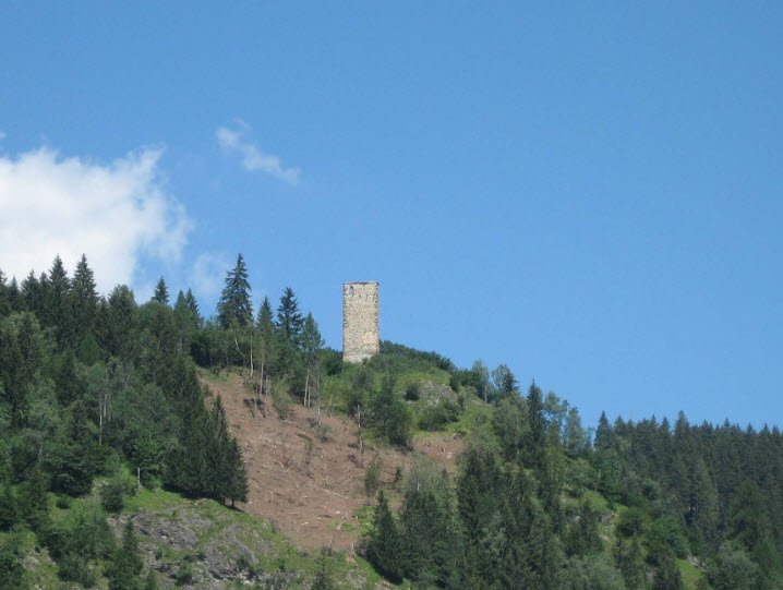 Burgruine Cagliatscha, Andeer, Switzerland, Switzerland